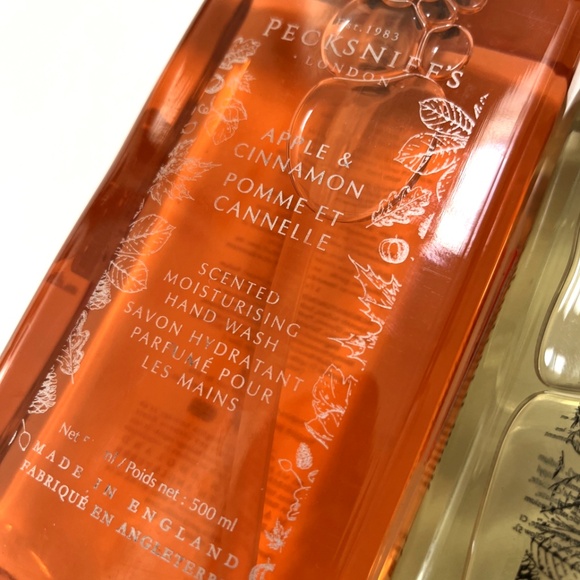 2x Pecksniff’s Apple Cinnamon & Honey Almond Hand Wash Set • Cozy Luxe Soaps - Picture 3 of 4